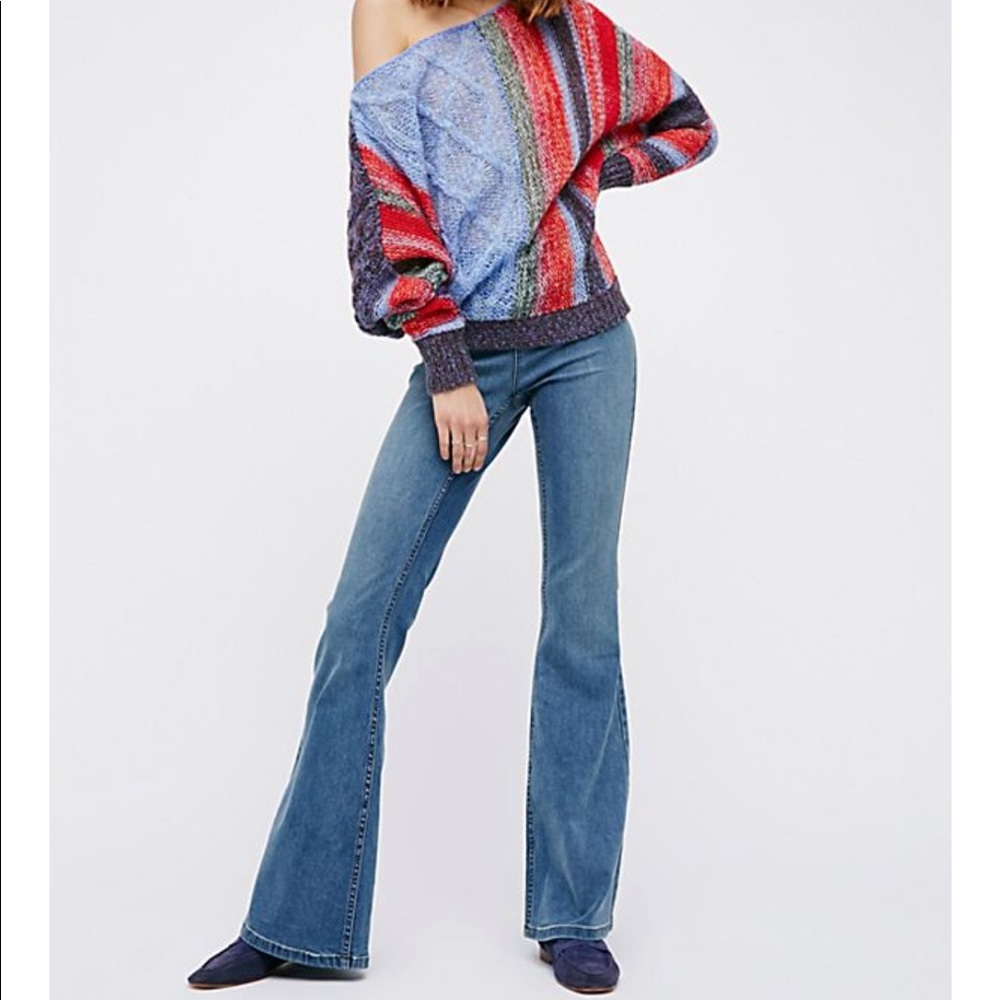 Free People Penny Pull-on Flare NWT Size 27